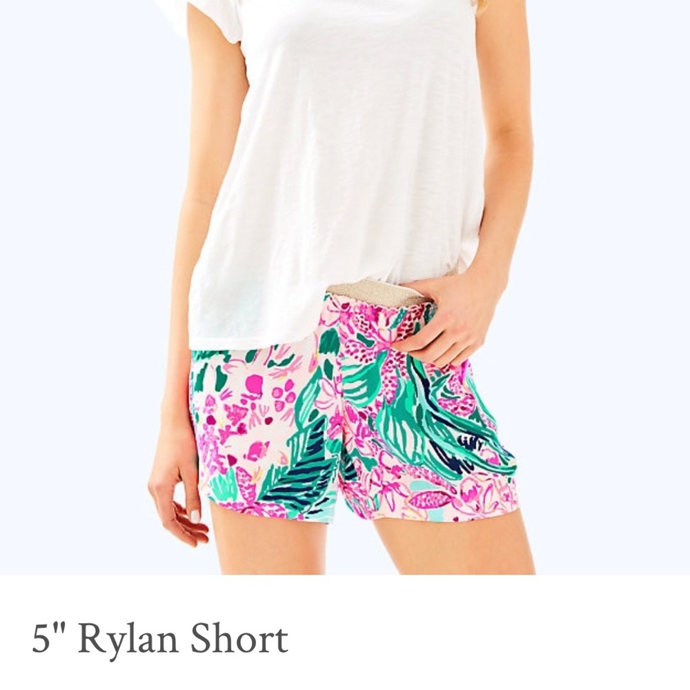 Lilly Pulitzer silk shorts. Like new condition